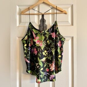 Victoria's Secret Black Floral Camisole